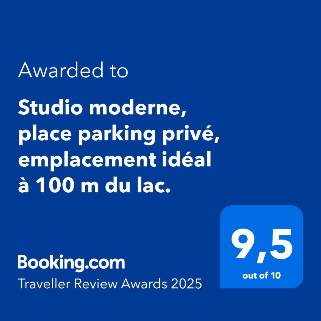 Studio Moderne, Place Parking Prive, Emplacement Ideal A 100 M Du Lac. Annecy Exterior photo